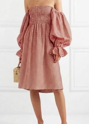 Sleeper сукня з льону xs s sandro maje sezane