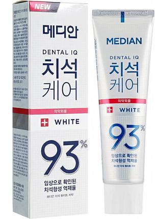 Корейская зубная паста median dental iq 93% (white) 🦷✨