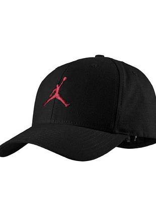 Оригинальная кепка jordan jumpman black/red (бейсболка джордан)
