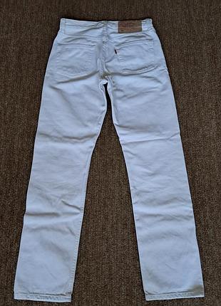 Джинсы белые levi's vintage 501-0150 w29 l32