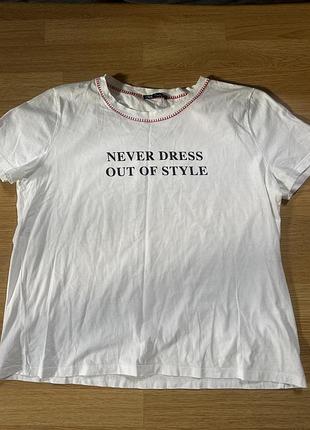 Футболка zara  стан нової котон