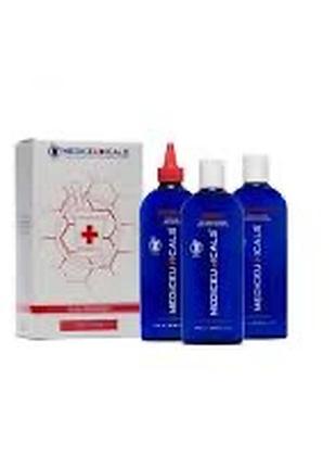 Набір для жирної шкіри голови (шампунь solv-x 250ml, кондиціонер therapeutic 250ml, очищувальний догляд therarx 250ml)