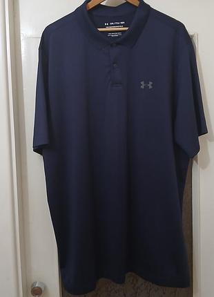 Поло under armour размер xxl, как новое, с микро перфорацией