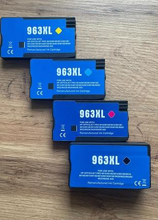 Это комплект восстановленных чернильных картриджей модели 963xl.они предназначены для использования в принтерах hp officejet pro серий 9010 и 9020.дан