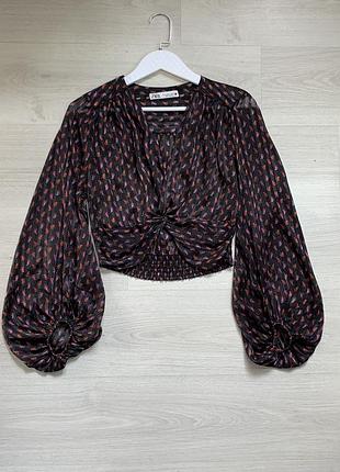 Жіноча блуза топ zara оригінал стильний базовий лонгслів з довгим рукавом casual y2k fitted розмір xs–s / ua 40–42 чудовий стан