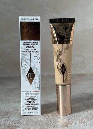 Charlotte tilbury - beautiful skin medium coverage liquid foundation with hyaluronic acid (3n) - тональна основа із середнім покриттям
