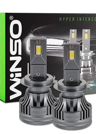 Автолампа winso led h7 12/24v 90вт 7000лм 6500k csp3970 2шт