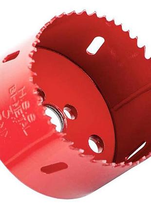 Сверло корончатое биметаллическое intertool 76 мм x 7/16"