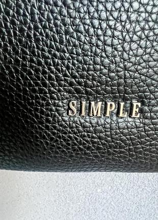 Сумка чорна simple 3