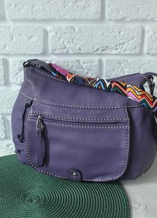Cумка на плече radley. натуральна шкіра. у подарунок хустинка з натурального шовку missoni.