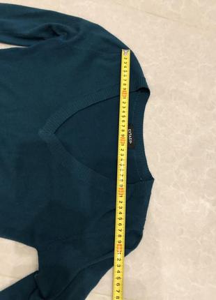 Свитер бутылочного цвета 5