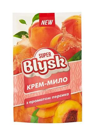 Крем-мыло жидкое super blysk персик дой-пак, 460мл