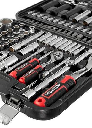 Набор инструмента intertool 1/4" x 1/2 111 ед. storm 6