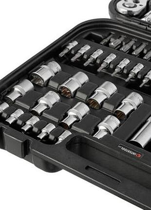Набор инструмента intertool 1/4" x 1/2 111 ед. storm 8