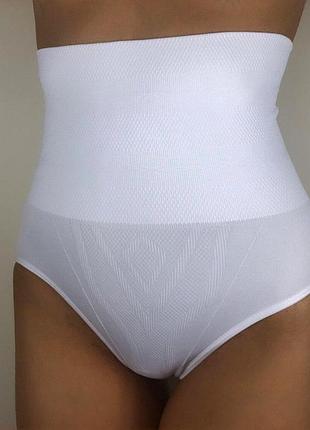 Утягивающие трусики "greenice" с коррекцией ягодиц xl/xxl, белый