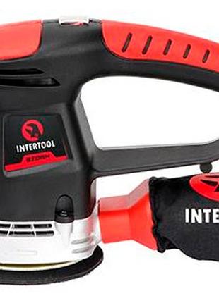 Эксцентриковая шлифмашина intertool 480 вт semipro 2