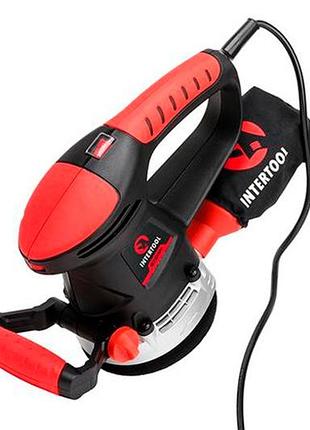 Эксцентриковая шлифмашина intertool 480 вт semipro 5