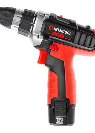 Шуруповерт аккумуляторный intertool 12 в semipro 2