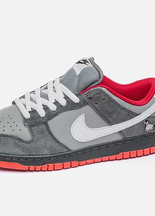 Чоловічі стильні кросівки nike dunk low grey