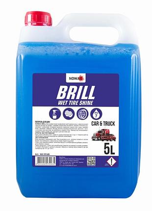 Поліроль для шин nowax brill wet tire shine концентрат 5л
