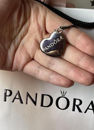Брелок pandora серце відкривач браслету кліпс