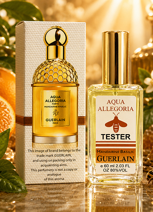 Парфум жіночий guerlain aqua allegoria mandarine basilic 60мл