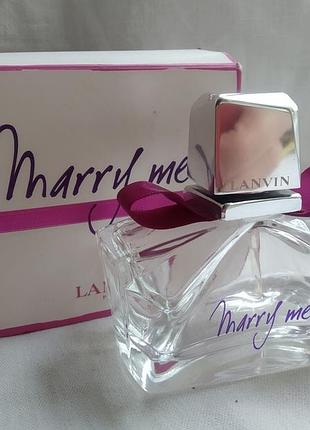 Парфюмированная вода для женщин lanvin marry me, франция.