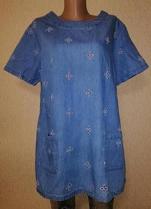 💙💙💙гарна котонова блузка, футболка, кофта 16 розміру cotton traders💙💙💙