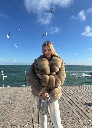 Шуба песец