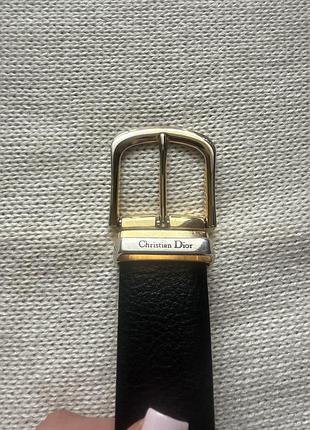 Вінтажний ремінь christian dior monsieur, genuine leather, made in canada