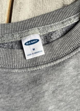 Сірий світшот old navy 3