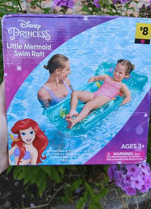 Новый детский надувной плотик матрас русалочка ариэль disney оригинал