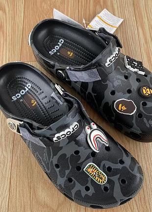 Crocs bape/крокси бейп/крокси чоловічі