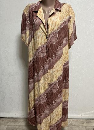Плаття халат довге 54р. 3xl