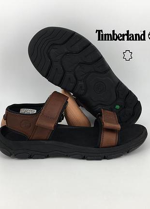 Мужские кожаные сандалии timberland  roslindale 2-strap 43 оригинал