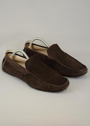 Bogner driver loafers туфли мокасины лоферы топсайдеры мужская кожа замша коричневые весна лето оригинал 43-44 р/28.5 см bally polo ecco