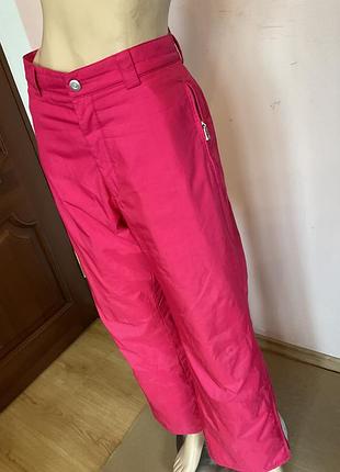 Розовые лыжные теплые брюки/ l- xl/ brend bogner
