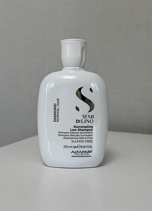 Оригінальний шампунь alfaparf milano semi di lino diamond illuminating