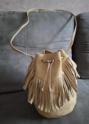 Сумка з оленячої шкіри canadian leathercraft