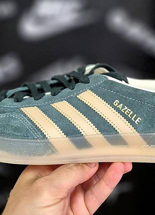 Чоловічі кросівки аdidas originals gazelle indoor shadow green(оригінал)розмір 41⅓-26см.