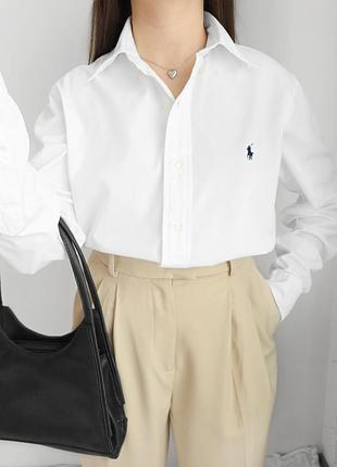 Белая рубашка от polo ralph lauren, оригинал