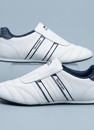 ​🏷️ 
кроссовки слипоны slazenger warrior white/navy - оригинал (размер 43)