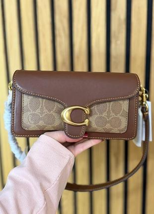 Жіноча сумка coach tabby 20 см сумка є сучасною інтерпретацією архівного дизайну coach 1970-х років. натуральна шкіра.оригінал🤎