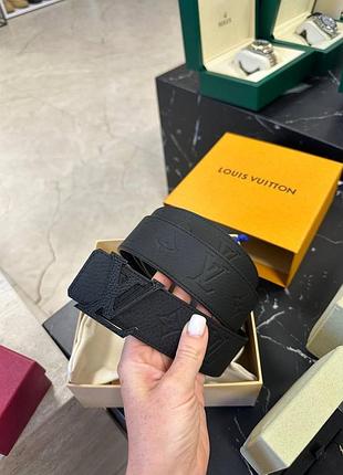 Ремінь louis vuitton чоловічий шкіряний ремень повний комплект бутиків