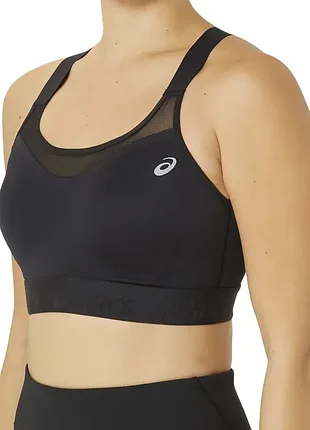 Бра женский asics road combination bra черный 2012c996-001