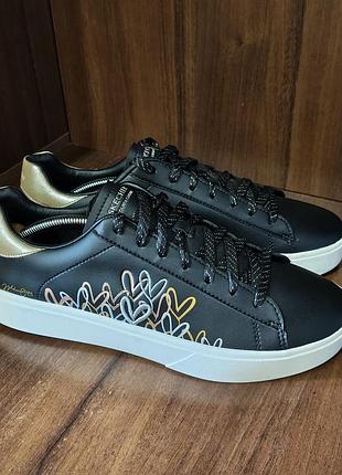 Кросівки жіночі skechers g goldcrown eden lx-gleaming hearts чорні