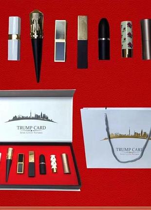 Dior, gucci, givenchy. лімітований набір оригінальних помад, асорті, 7 різних брендів