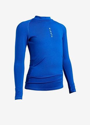 Термолонгслів kipsta keepdry 100 blue з довгими рукавами термокофта decathlon
