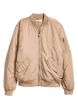 Стильний сатиновий бомбер h&m👌