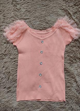Футболка в рубчик 34-36р xs-s